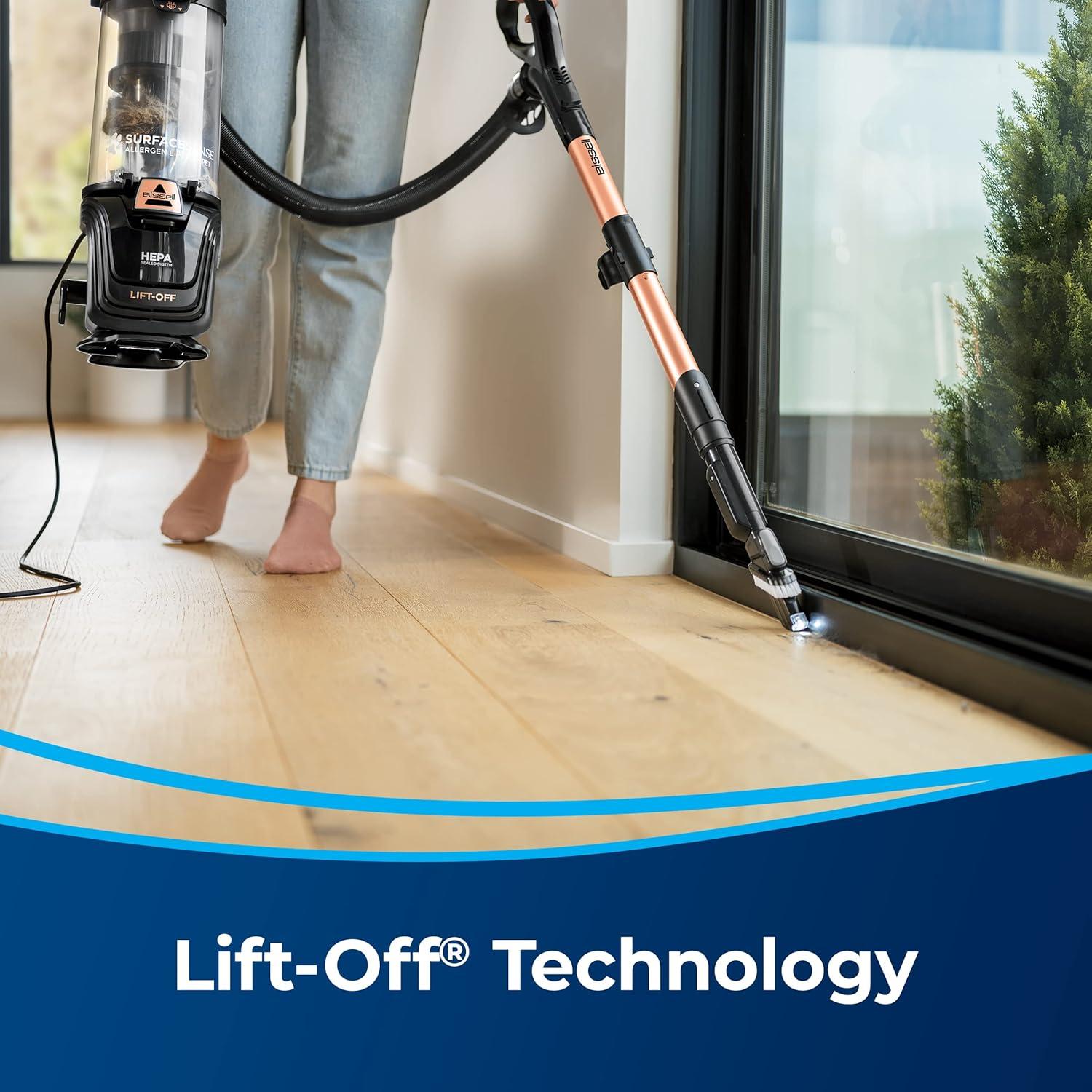 Aspiradora Vertical BISSELL SurfaceSense Lift-Off para Mascotas