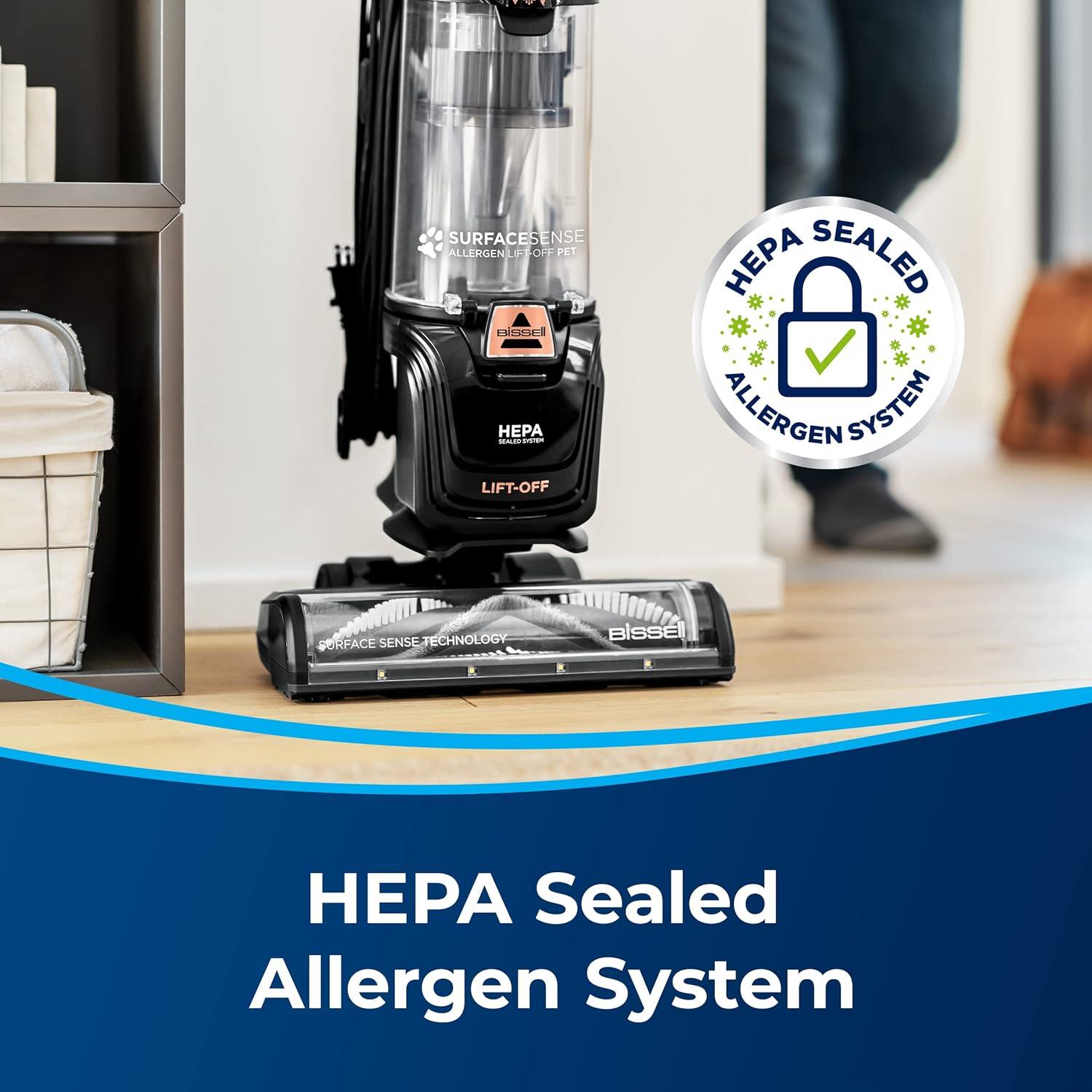 Aspiradora Vertical BISSELL SurfaceSense Lift-Off para Mascotas