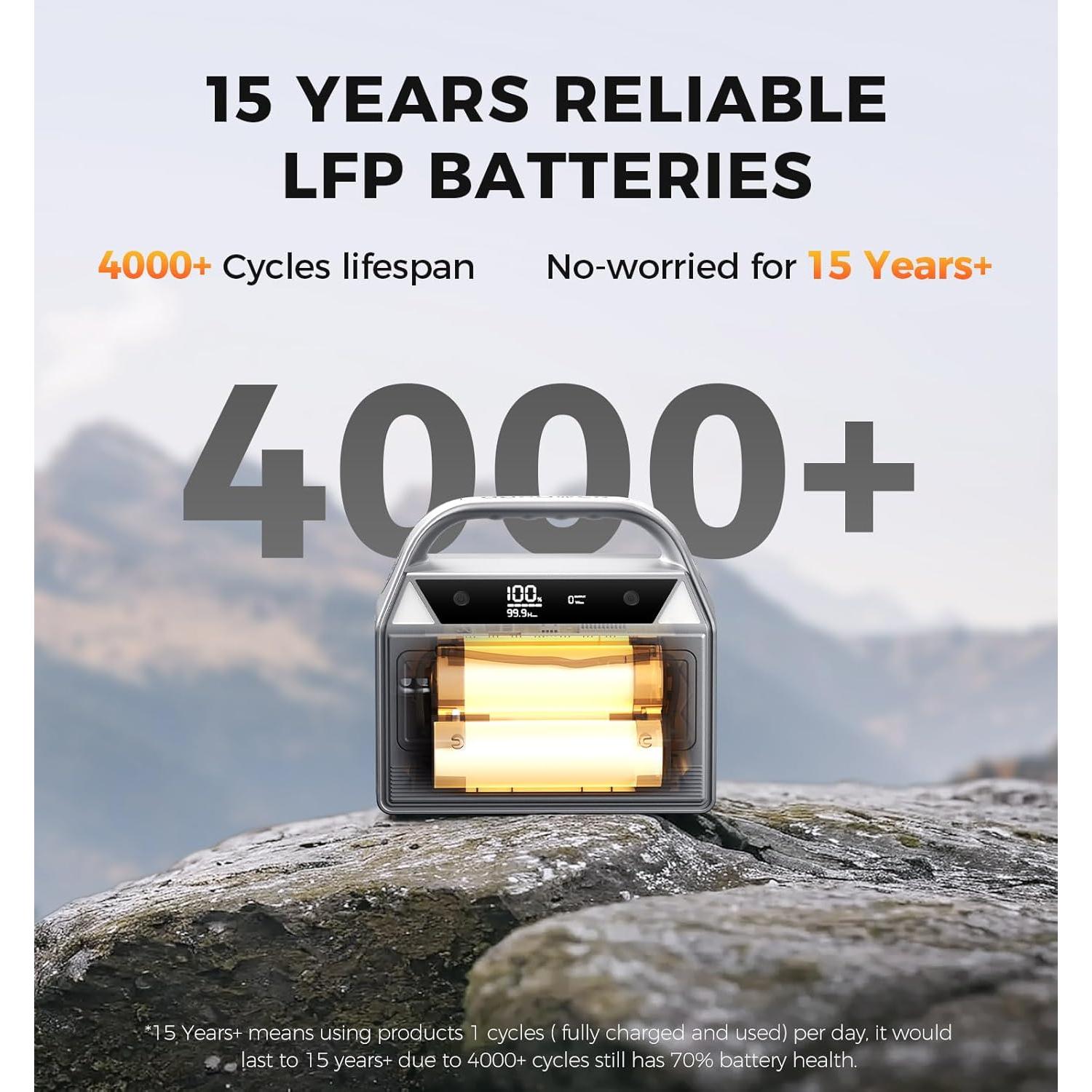 Estación de Energía Portátil UDPOWER C400 256Wh 400W