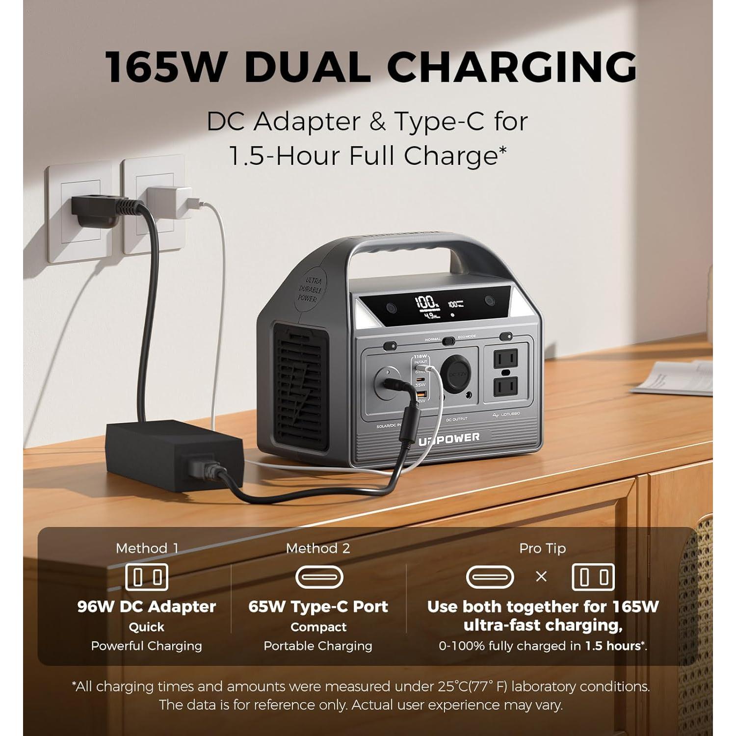 Estación de Energía Portátil UDPOWER C400 256Wh 400W