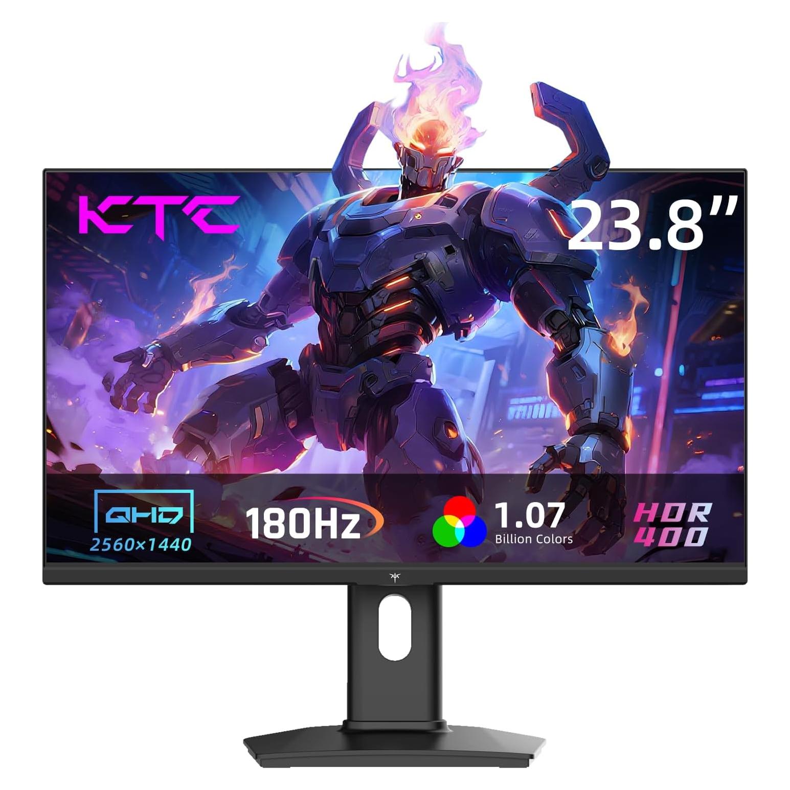 Monitor Gaming KTC 24" QHD 180Hz IPS HDR400 Altura Ajustable