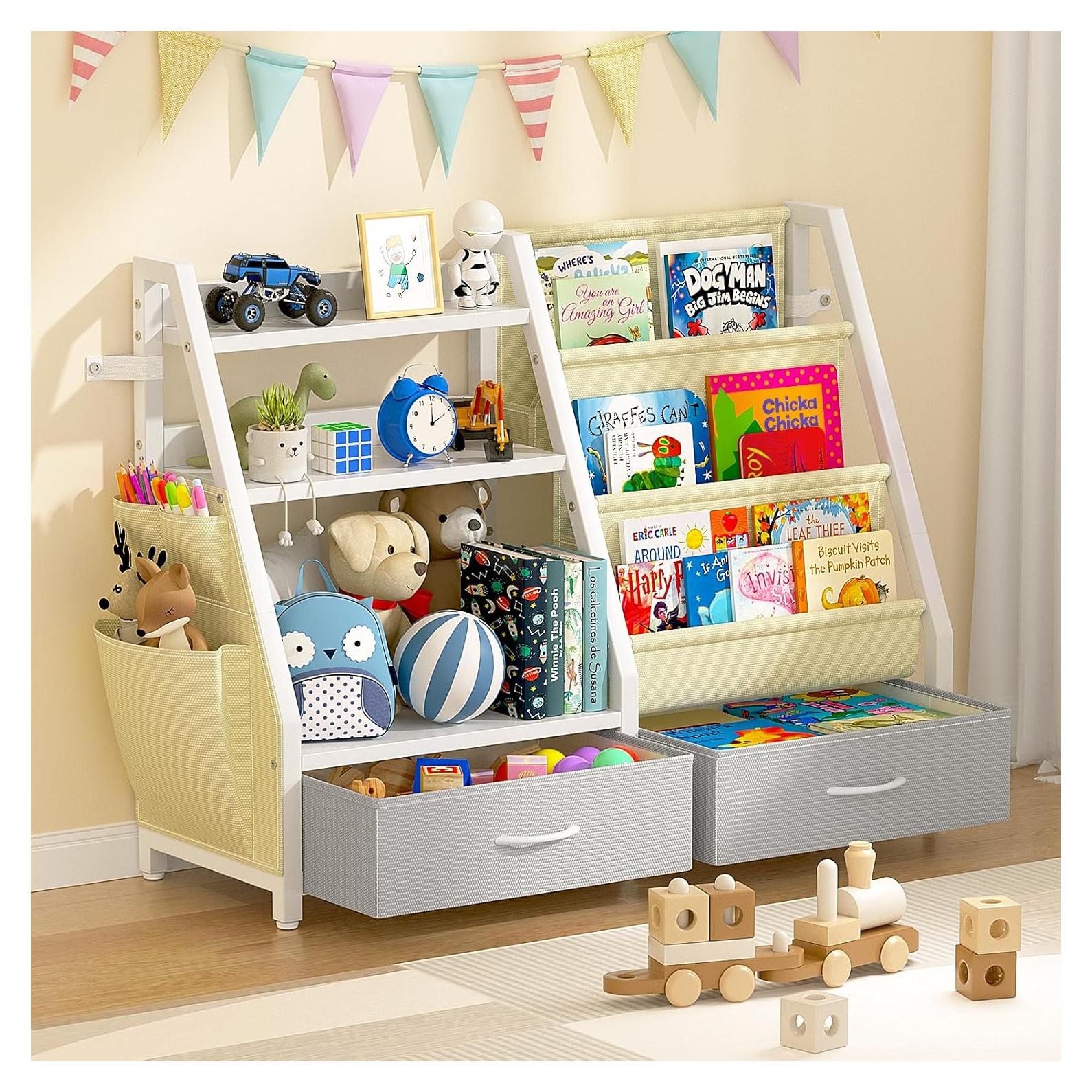 Estantería para Niños Twinkoo 3 Niveles con Organizador