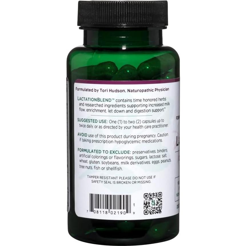 Suplemento de Lactancia Vitanica LactationBlend 60 Cápsulas