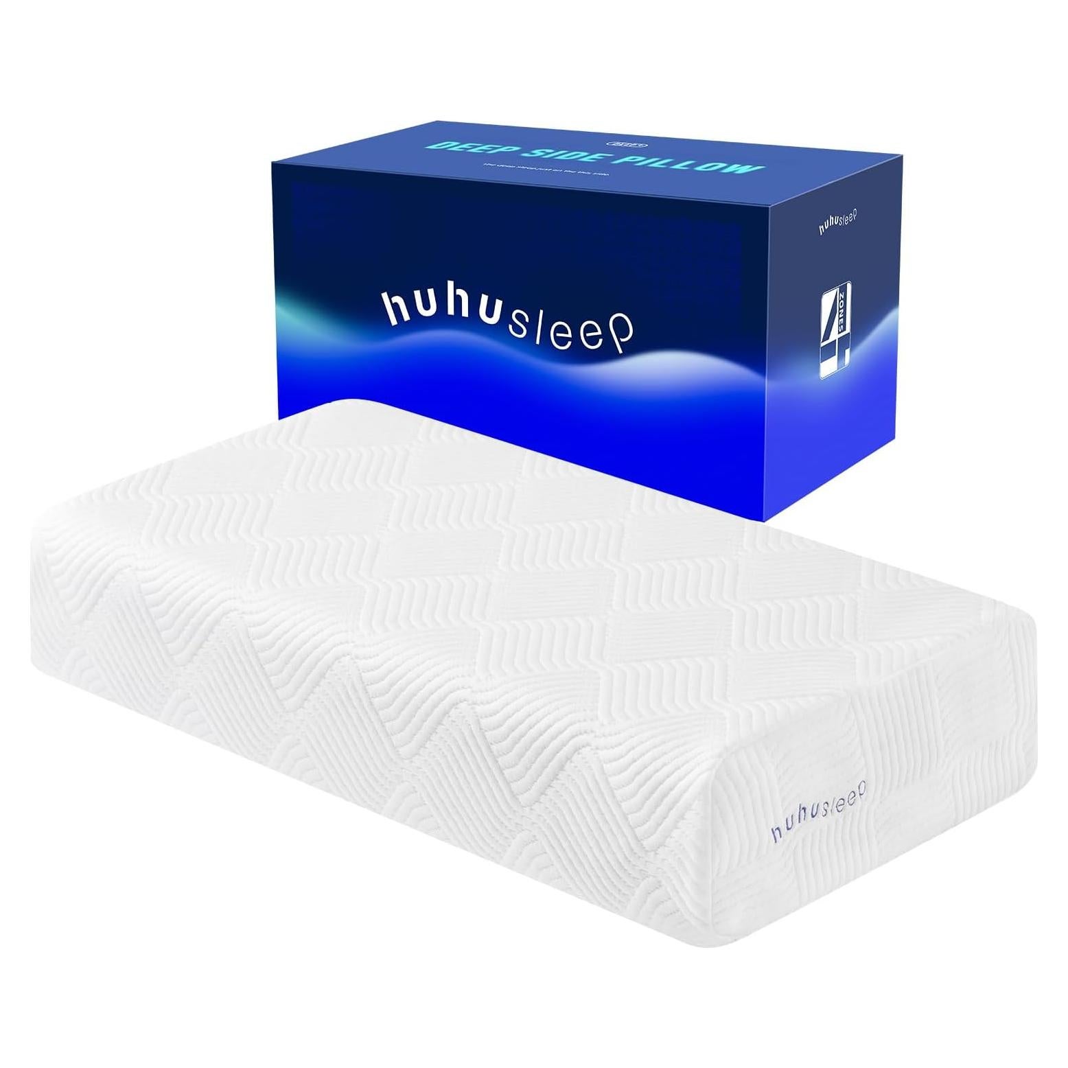 Cojín Cubo Refrigerante Huhu Sleep 61x36cm para Durmientes Laterales