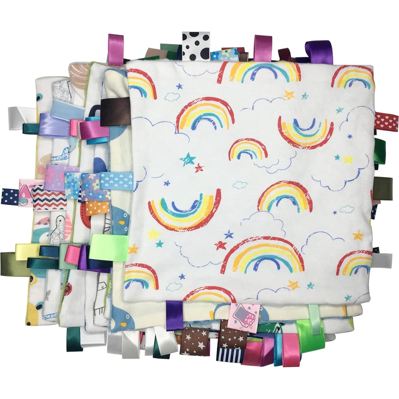 Manta Suave de Peluche Upalupa Pingüino 22.86x22.86cm Azul