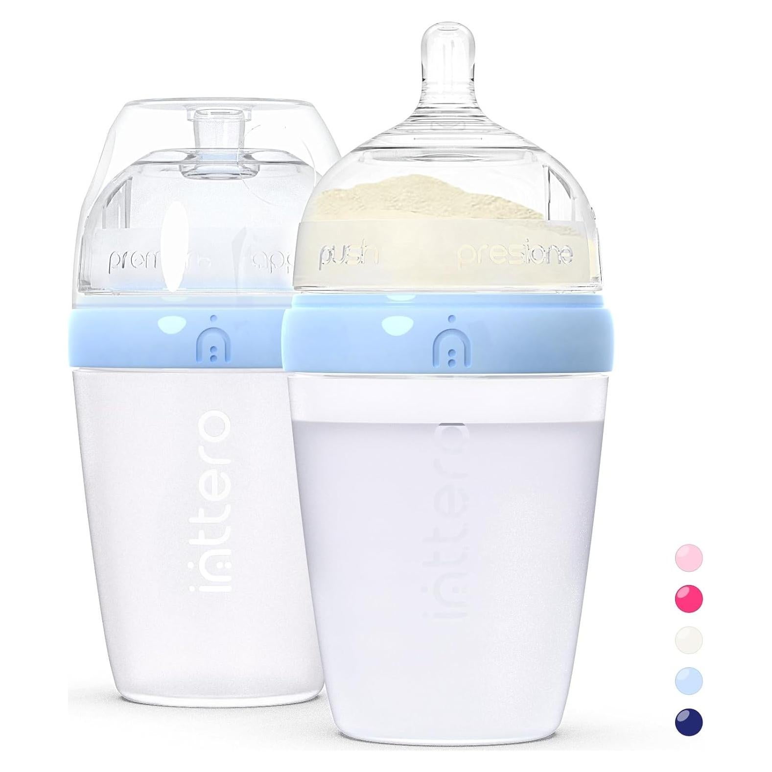 Biberones Anti-Cólicos INTTERO 9oz (266ml) 2pk Azul