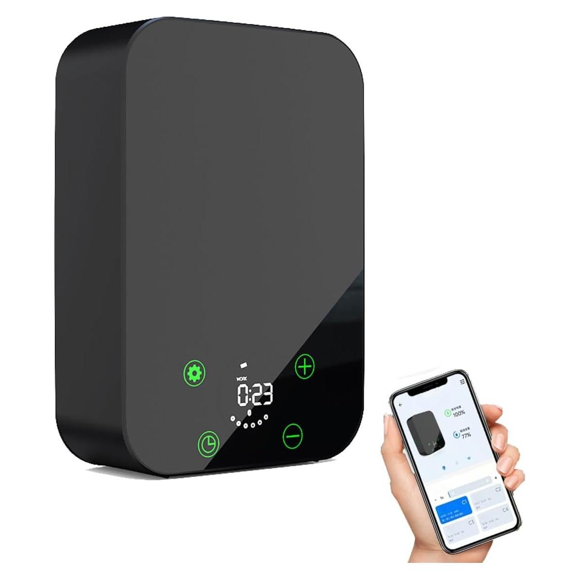 Difusor de Aceite Esencial Flycross M150T 150ml Bluetooth Negro