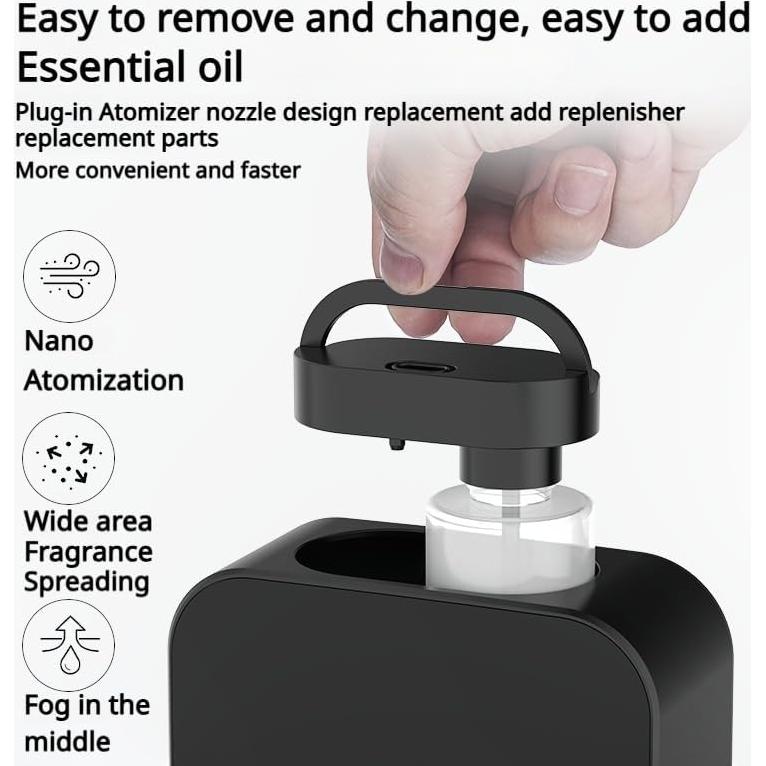 Difusor de Aceite Esencial Flycross M150T 150ml Bluetooth Negro