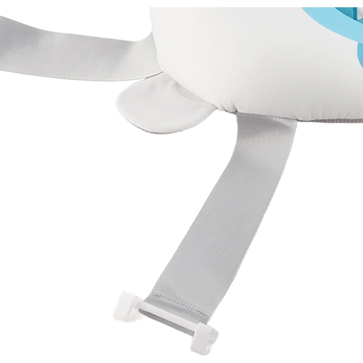 Cojín de baño para bebés Alvinlite - Suave y ajustable (Azul)