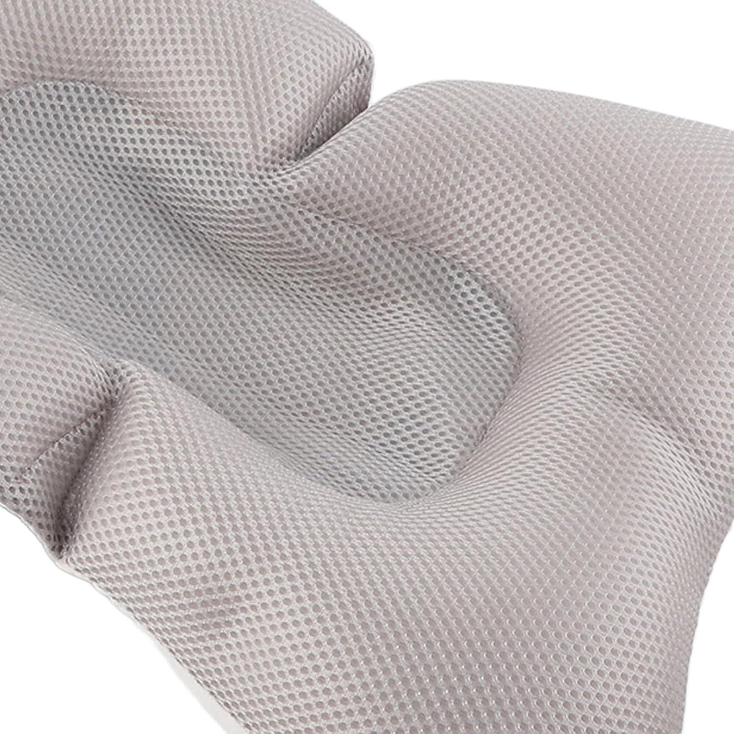 Cojín de baño para bebés Alvinlite - Suave y ajustable (Azul)