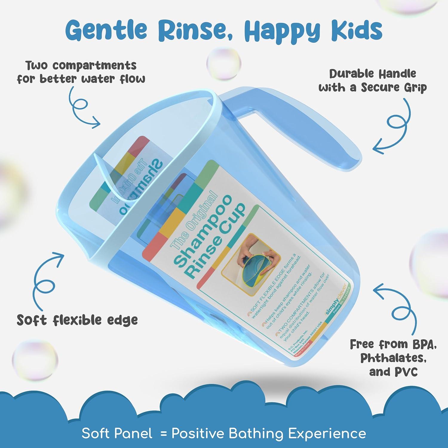 Taza de Enjuague para Champú Niños SRC44-BY - Sin Lloros