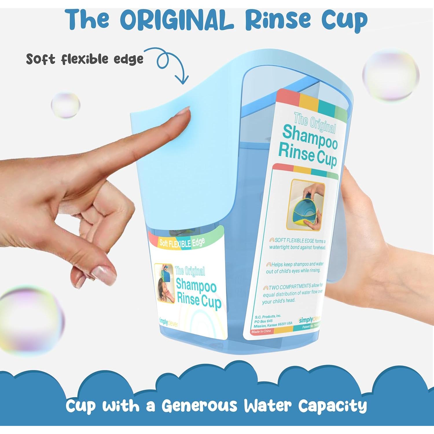 Taza de Enjuague para Champú Niños SRC44-BY - Sin Lloros