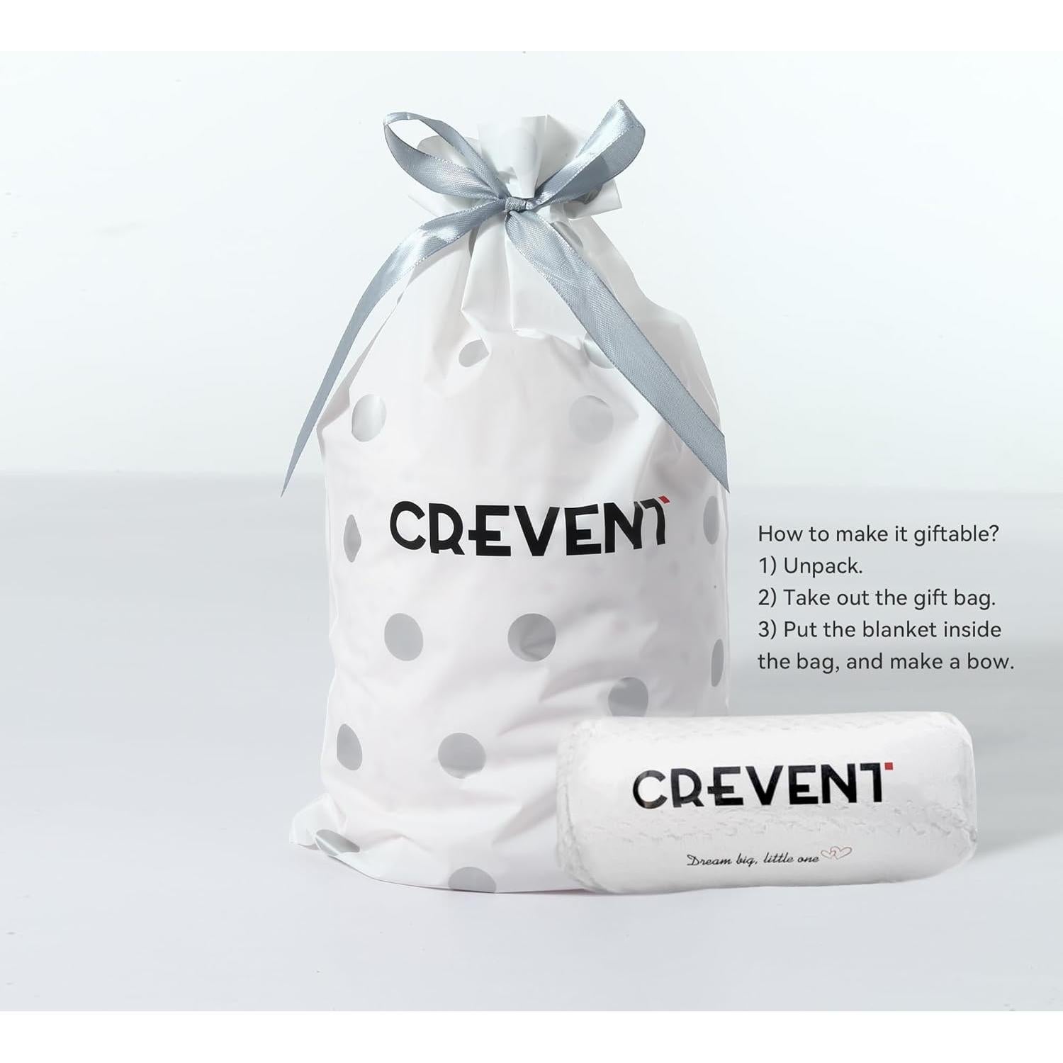 CREVENT Manta Minky para Bebés 75x100 cm Animal Suave