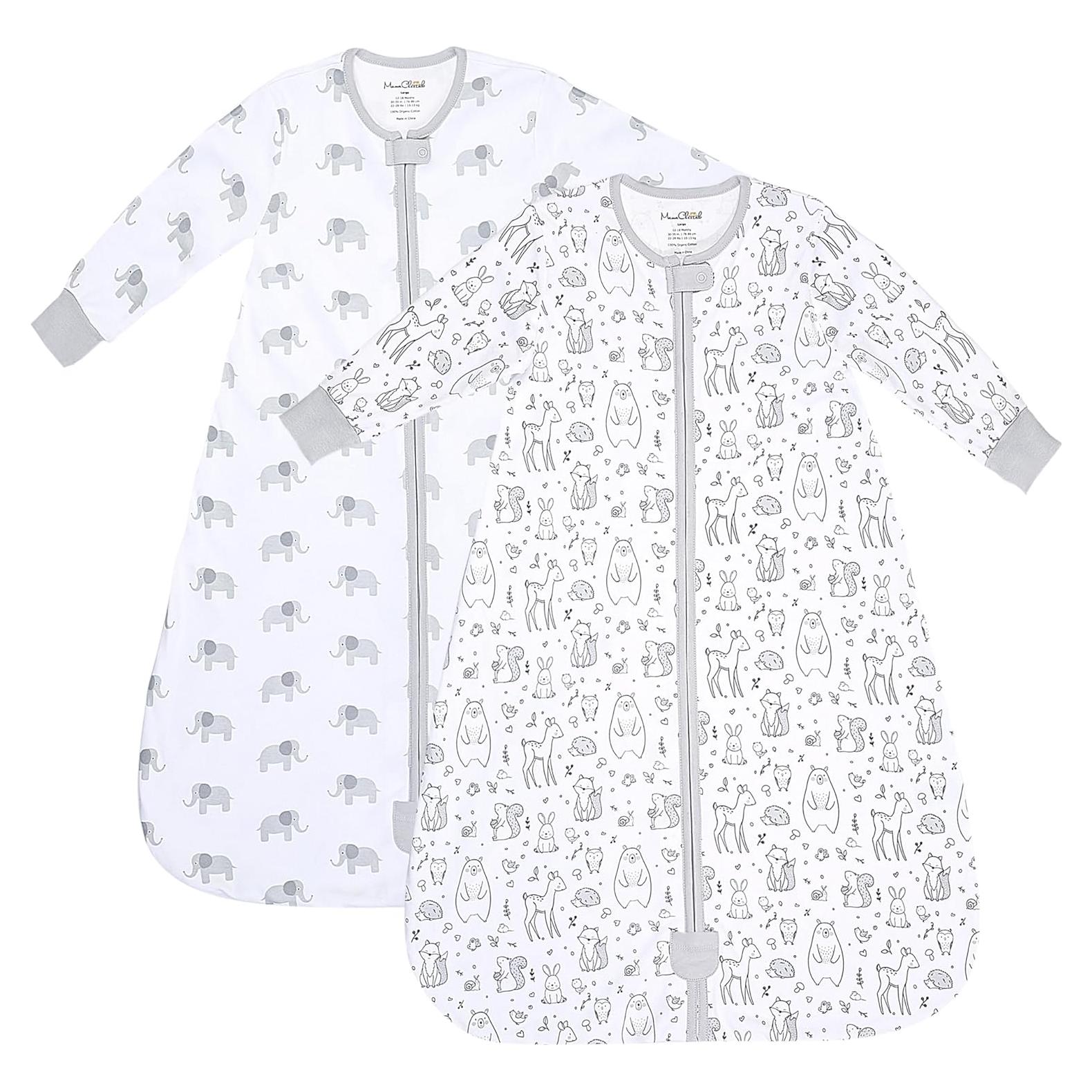 Saco de Sueño Mama Cheetah 0.5 TOG Algodón Orgánico 0-6 Meses