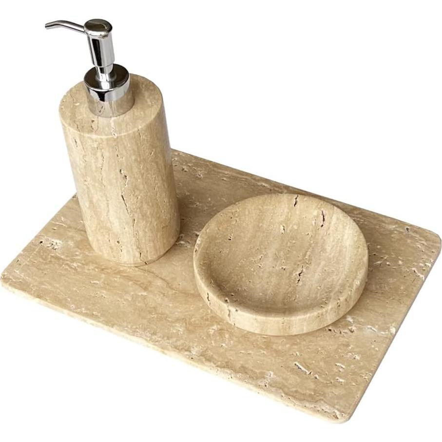 Dispensador de Jabón StonePlus Travertino Beige 1.22 kg