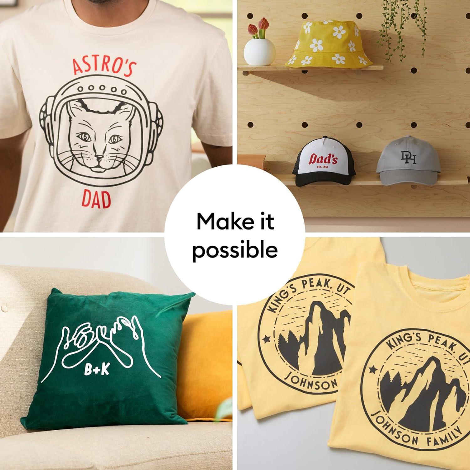 Vinilo de Transferencia Térmica Cricut Joy Smart Iron-On 6 Hojas