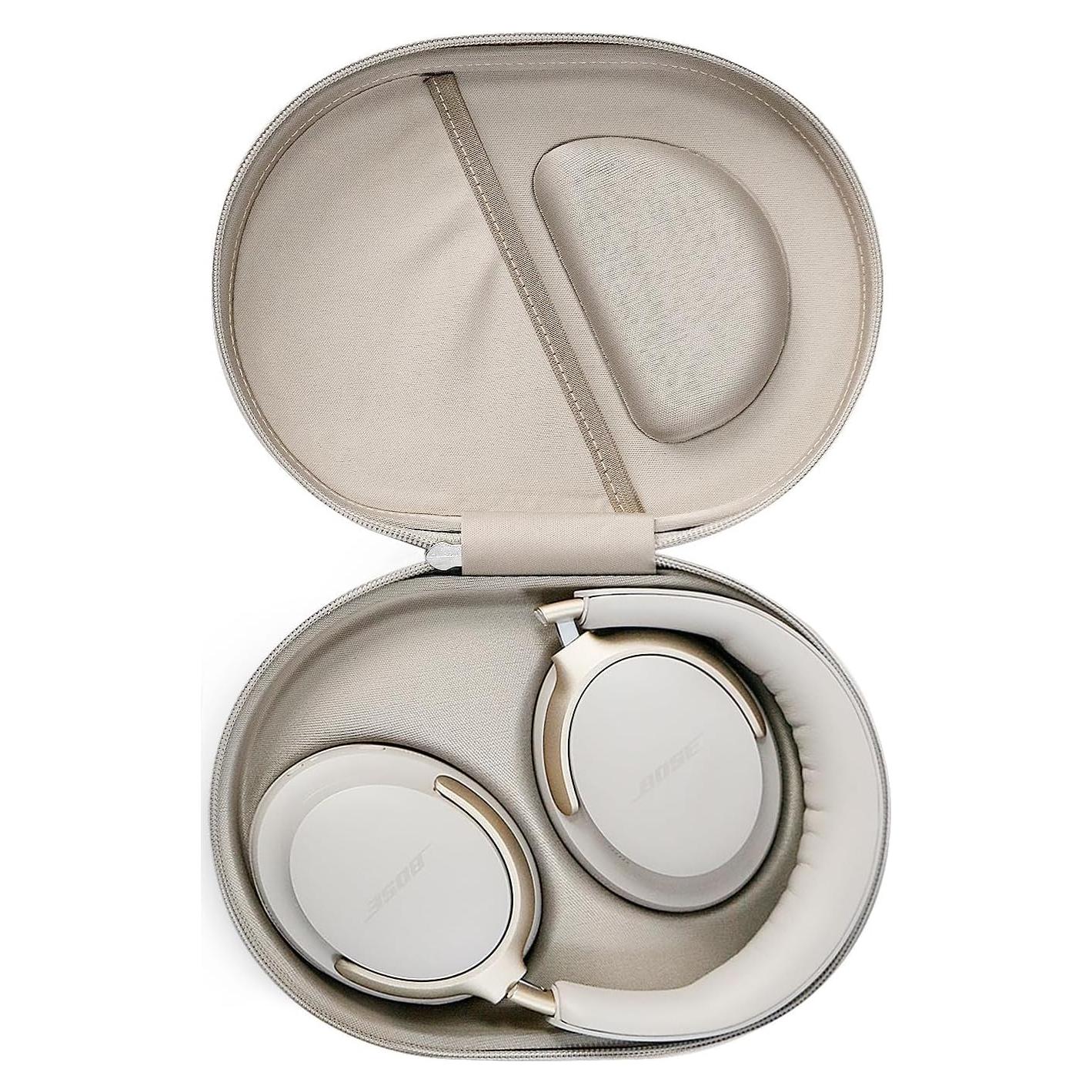 Funda Dura para Auriculares Bose QuietComfort Ultra - Humo Blanco