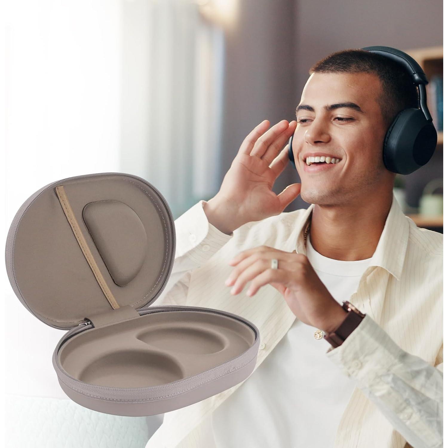 Funda Dura para Auriculares Bose QuietComfort Ultra - Humo Blanco