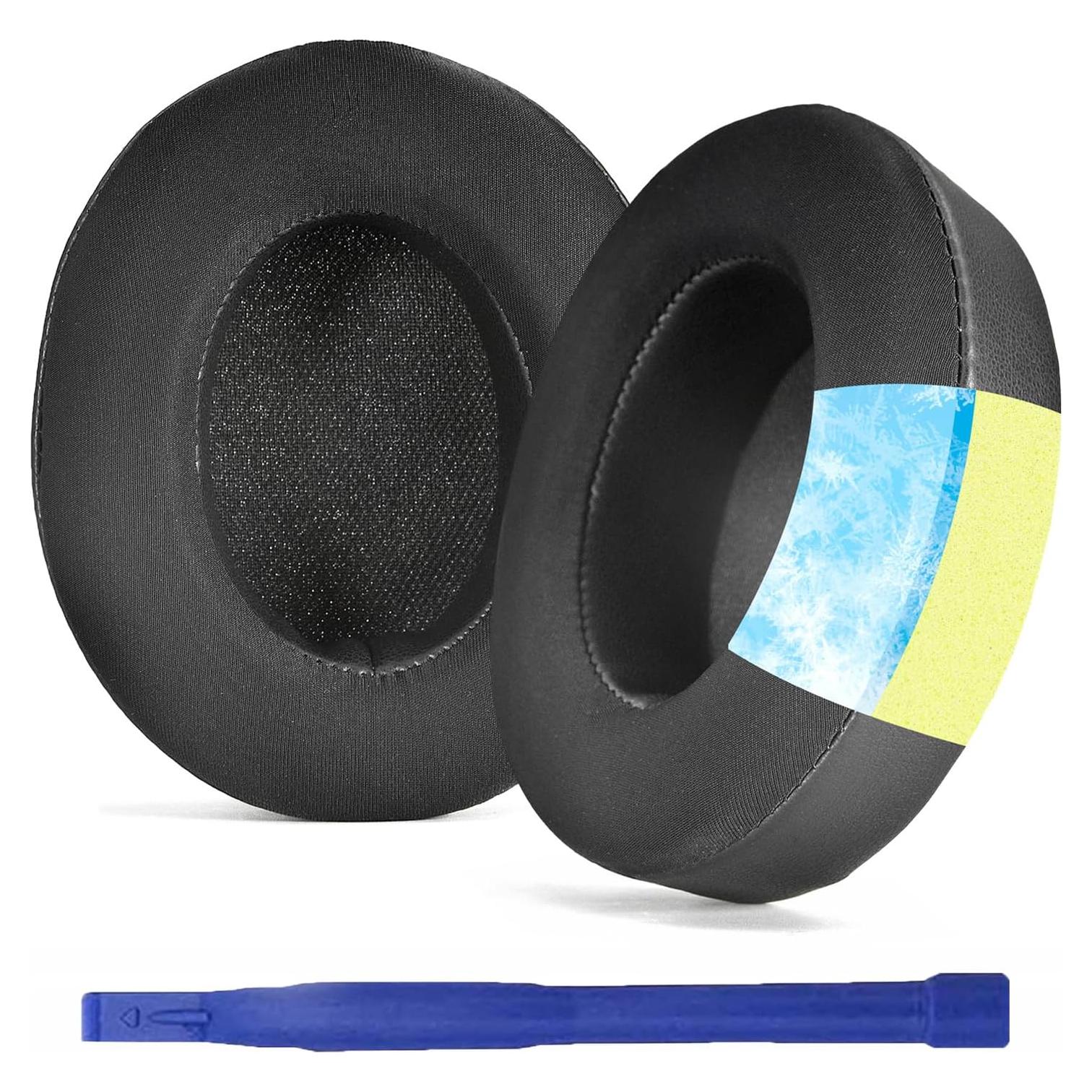 Almohadillas de Gel Refrigerante Adhiper para Auriculares Beats Studio Pro - Negro