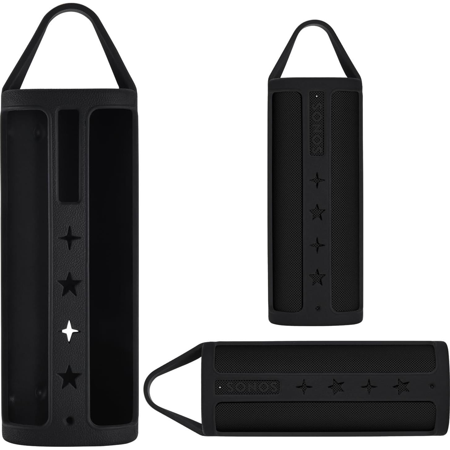 Funda de Silicona Negra para Sonos Roam 2 y Roam - Protección Viaje