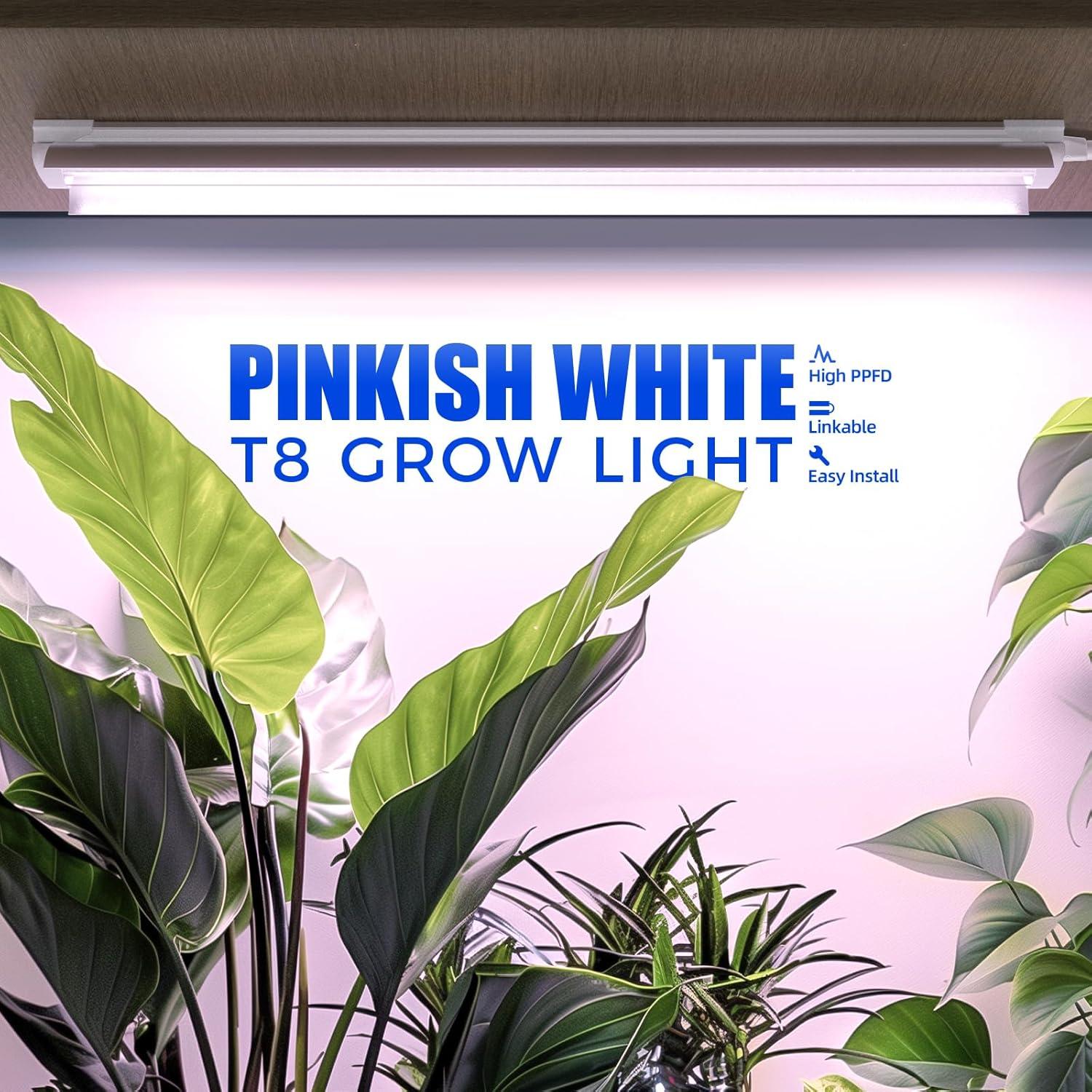 Barrina Luz de Cultivo LED 2FT Espectro Completo 144W - 6 Unidades