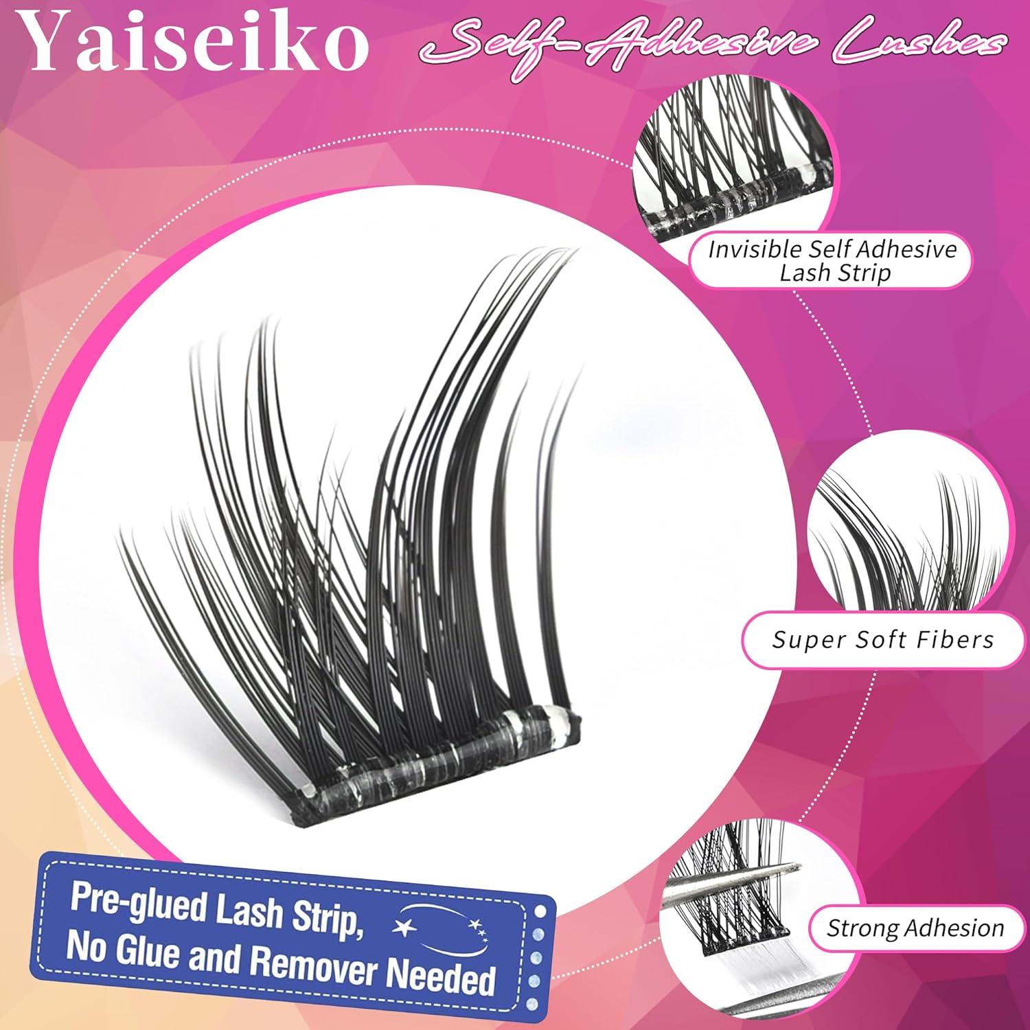 Grupos de Pestañas Autoadhesivas Wispy Yaiseiko 120 Pcs 10-16mm