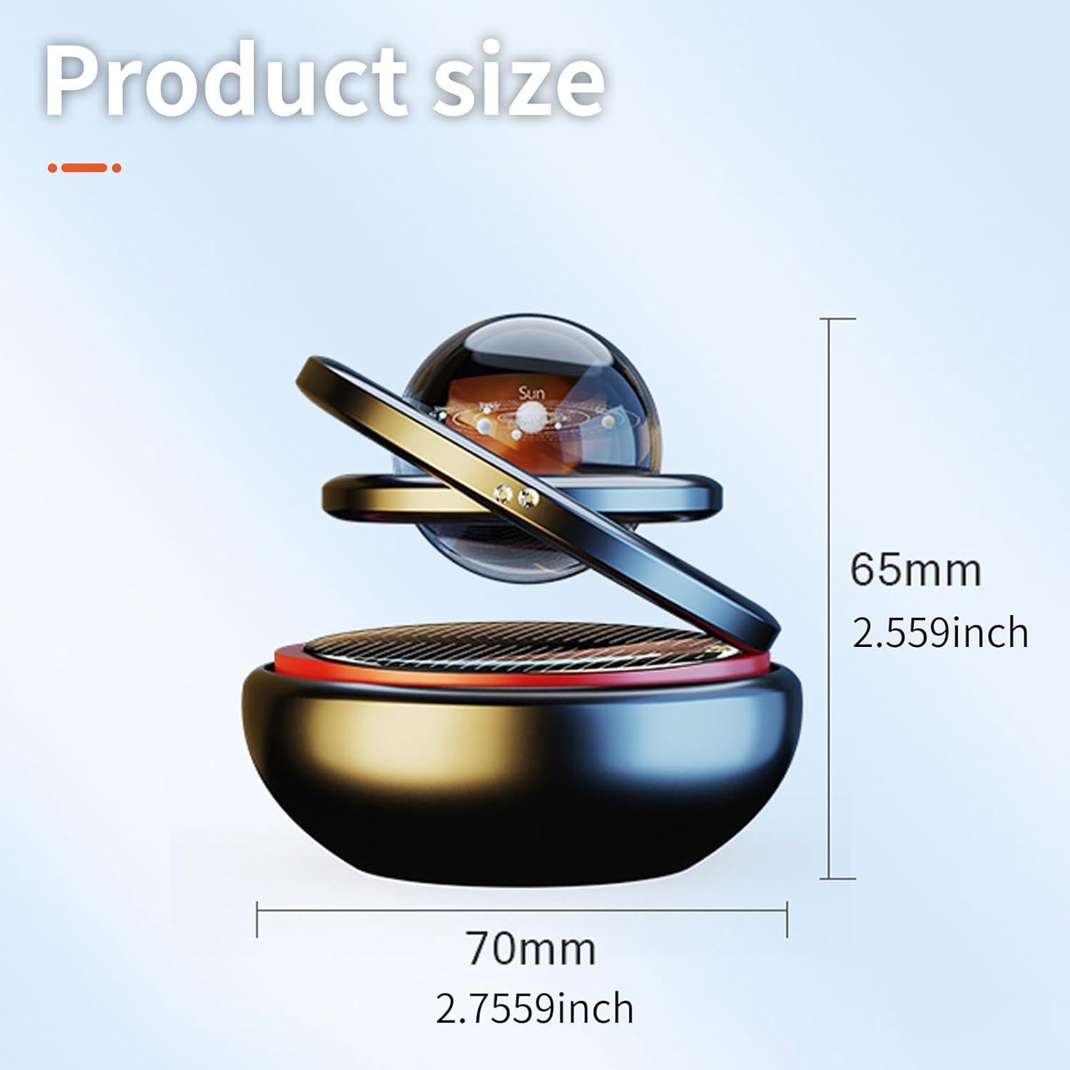 Ambientador Solar Kwak's QTT213 para Auto - Fragancia Suave