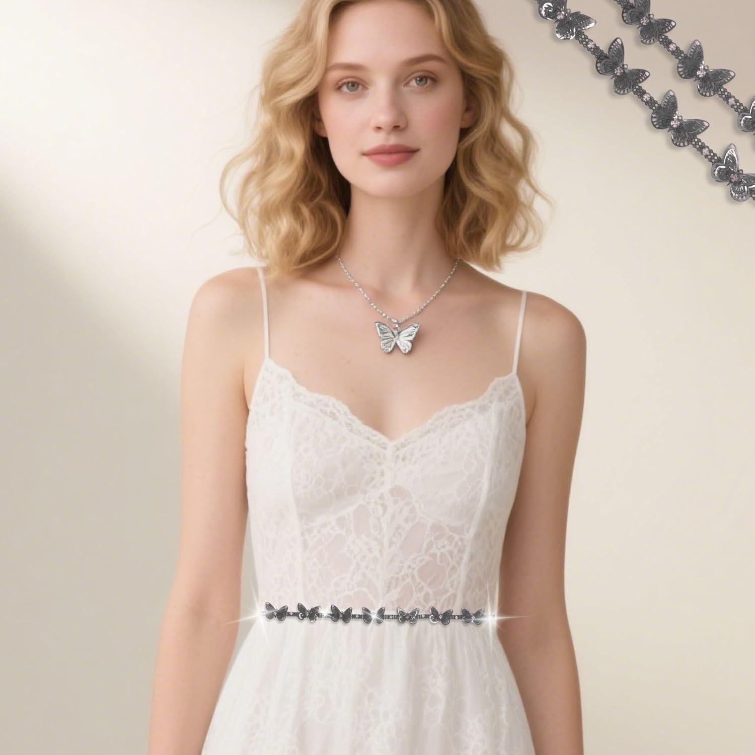 Cadena de Rincones de Mariposa Negra Pearly Jun 0.91m