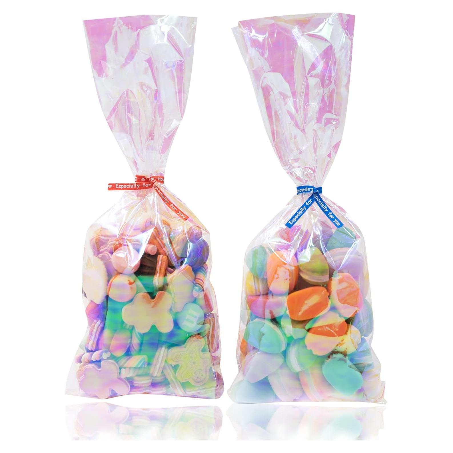 Bolsas de Celofán Holográficas Ctoiotc 10x22 cm - 100 Piezas