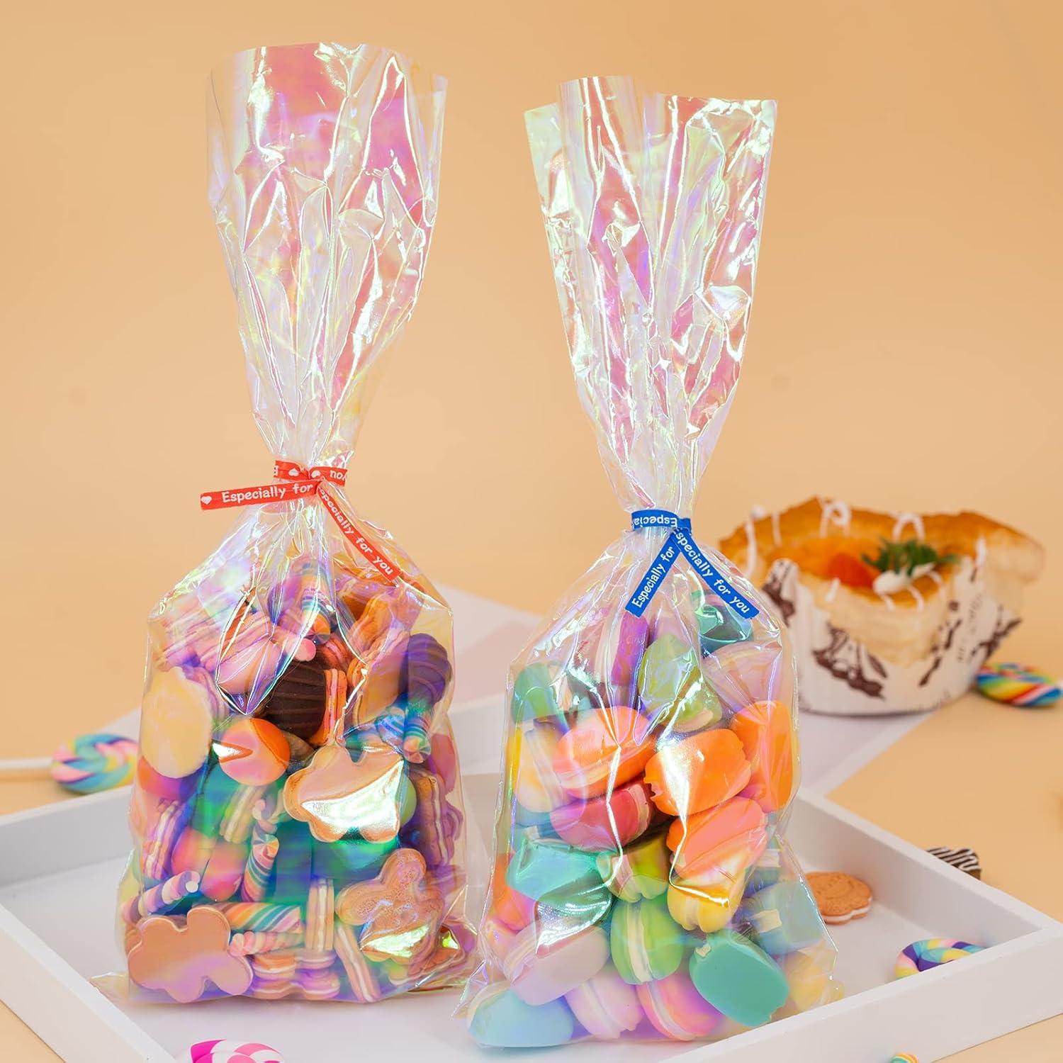 Bolsas de Celofán Holográficas Ctoiotc 10x22 cm - 100 Piezas