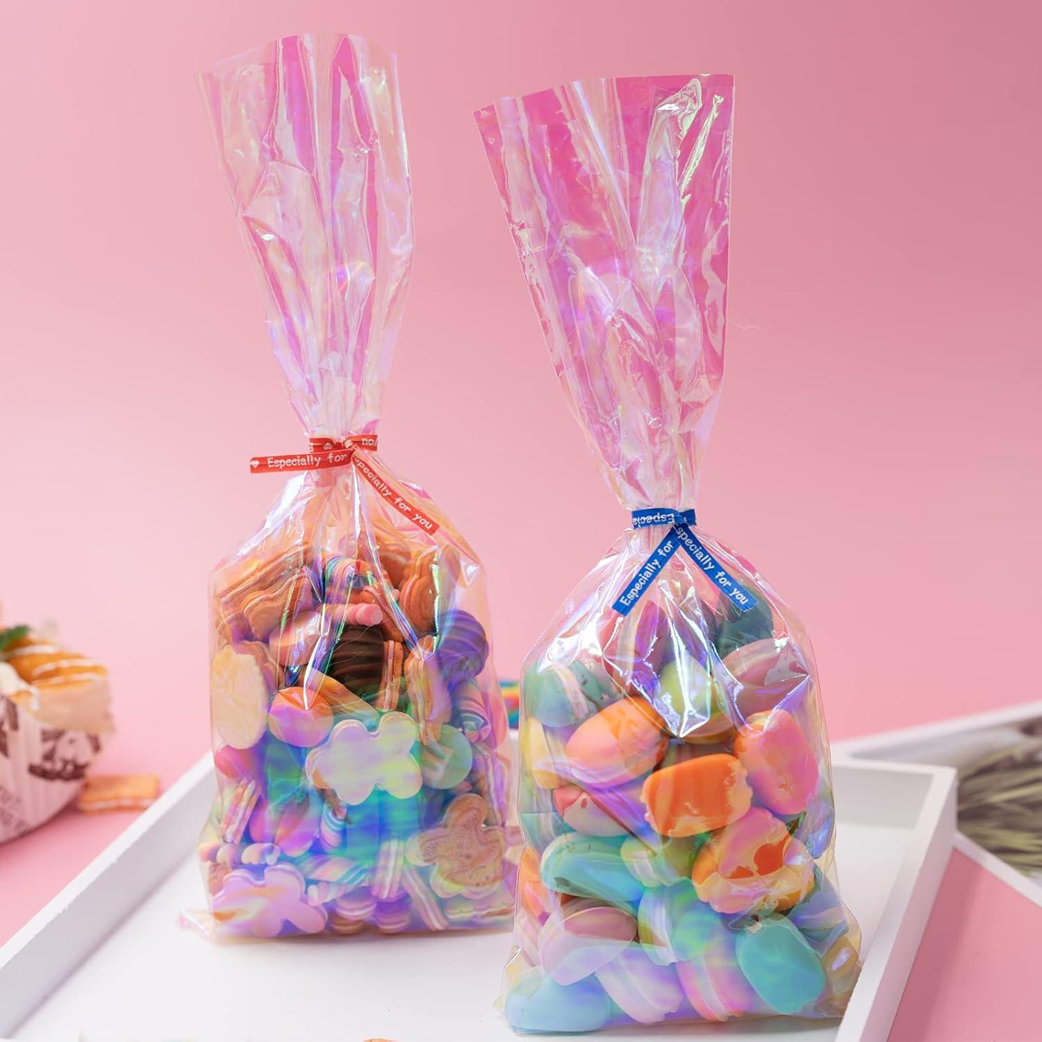 Bolsas de Celofán Holográficas Ctoiotc 10x22 cm - 100 Piezas