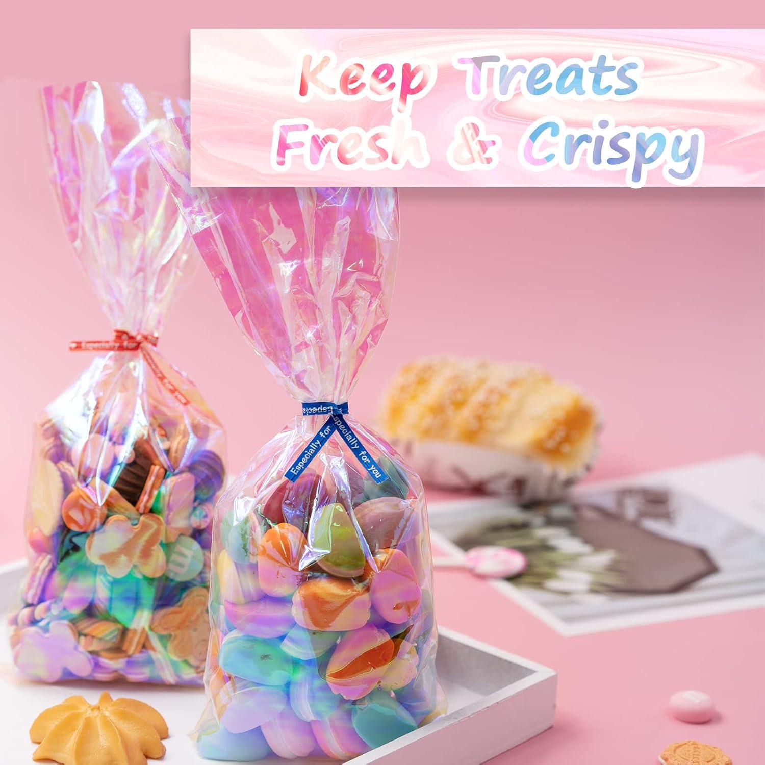 Bolsas de Celofán Holográficas Ctoiotc 10x22 cm - 100 Piezas