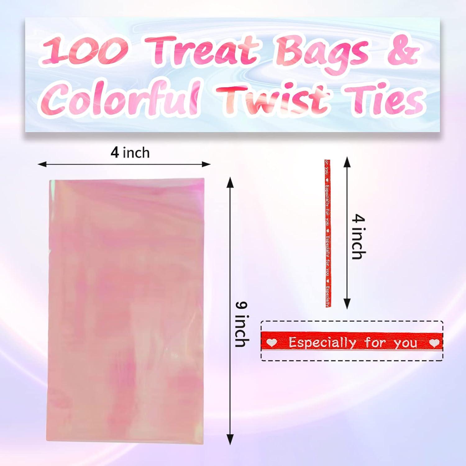 Bolsas de Celofán Holográficas Ctoiotc 10x22 cm - 100 Piezas