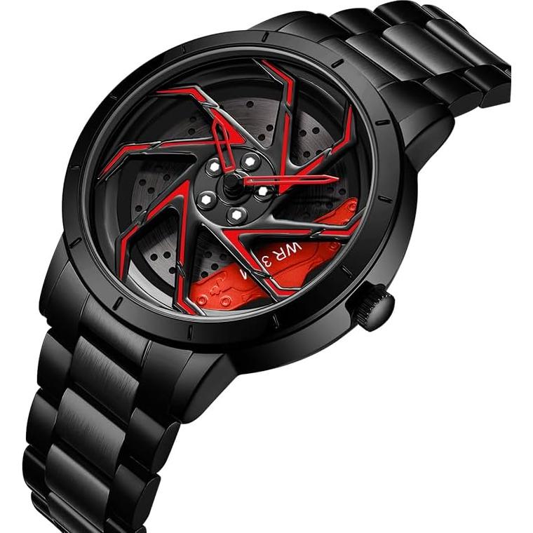 Reloj de Moda Masculina FANMIS 2301 con Esfera Giratoria 3D