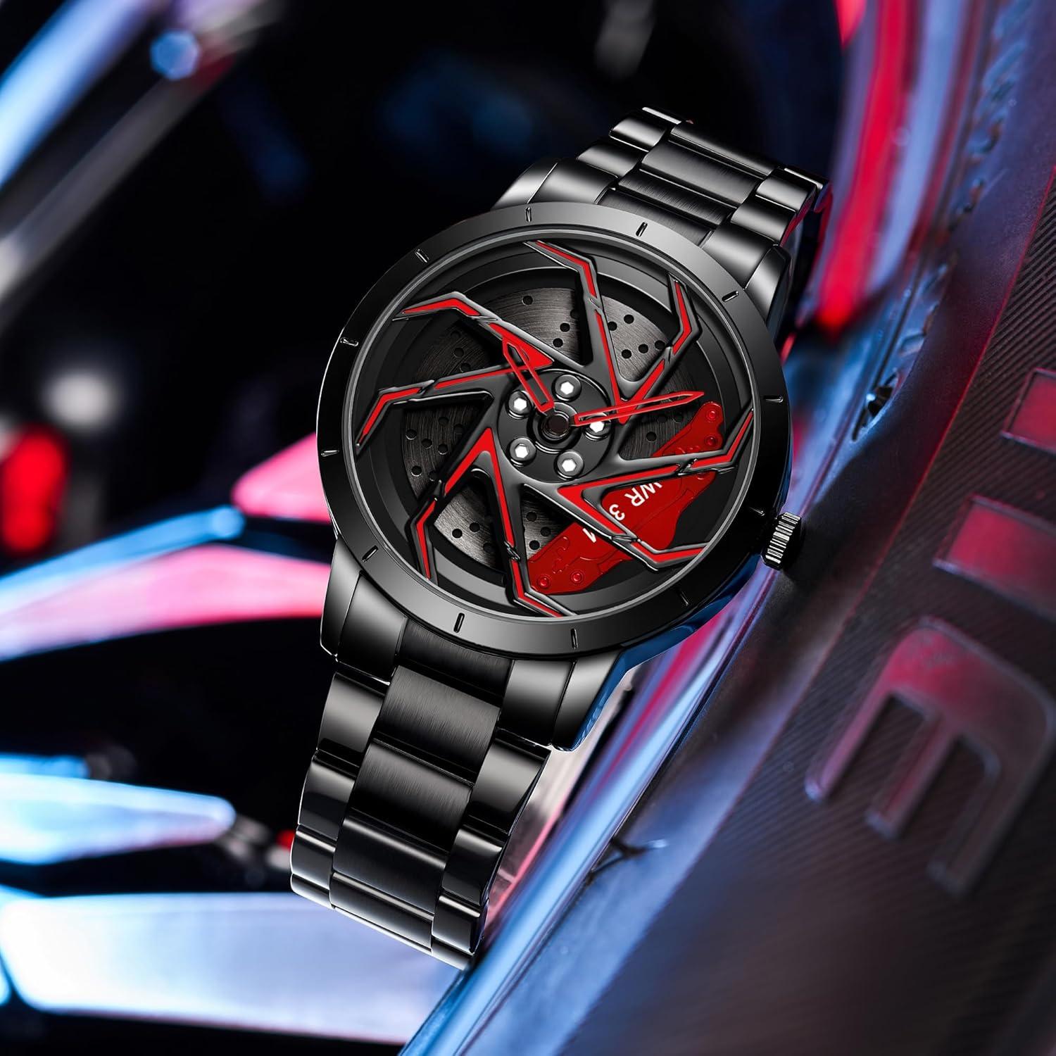 Reloj de Moda Masculina FANMIS 2301 con Esfera Giratoria 3D