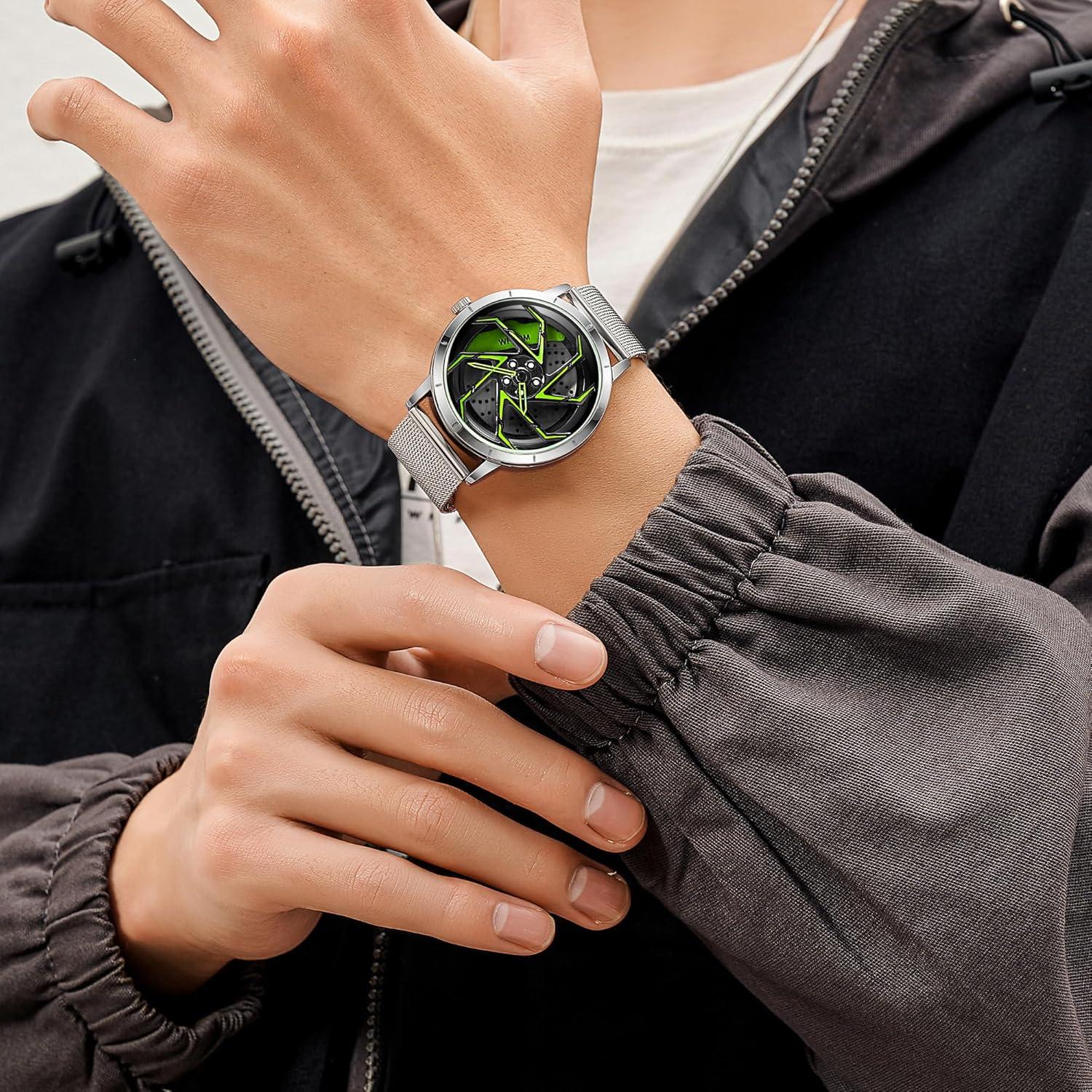 Reloj de Moda Masculina FANMIS 2301 con Esfera Giratoria 3D