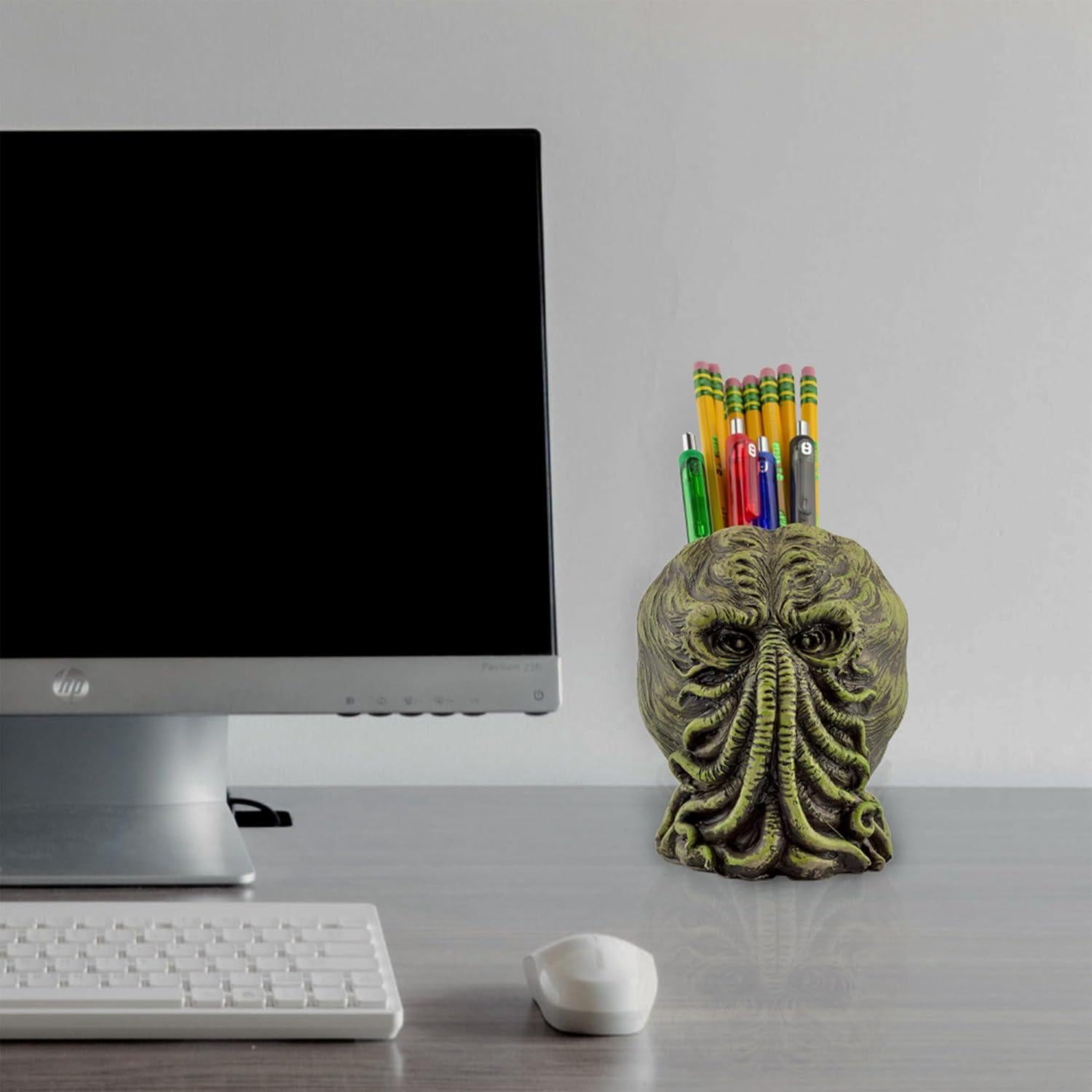 Maceta Cthulhu Toy Vault 10 cm Resina Verde con Negro