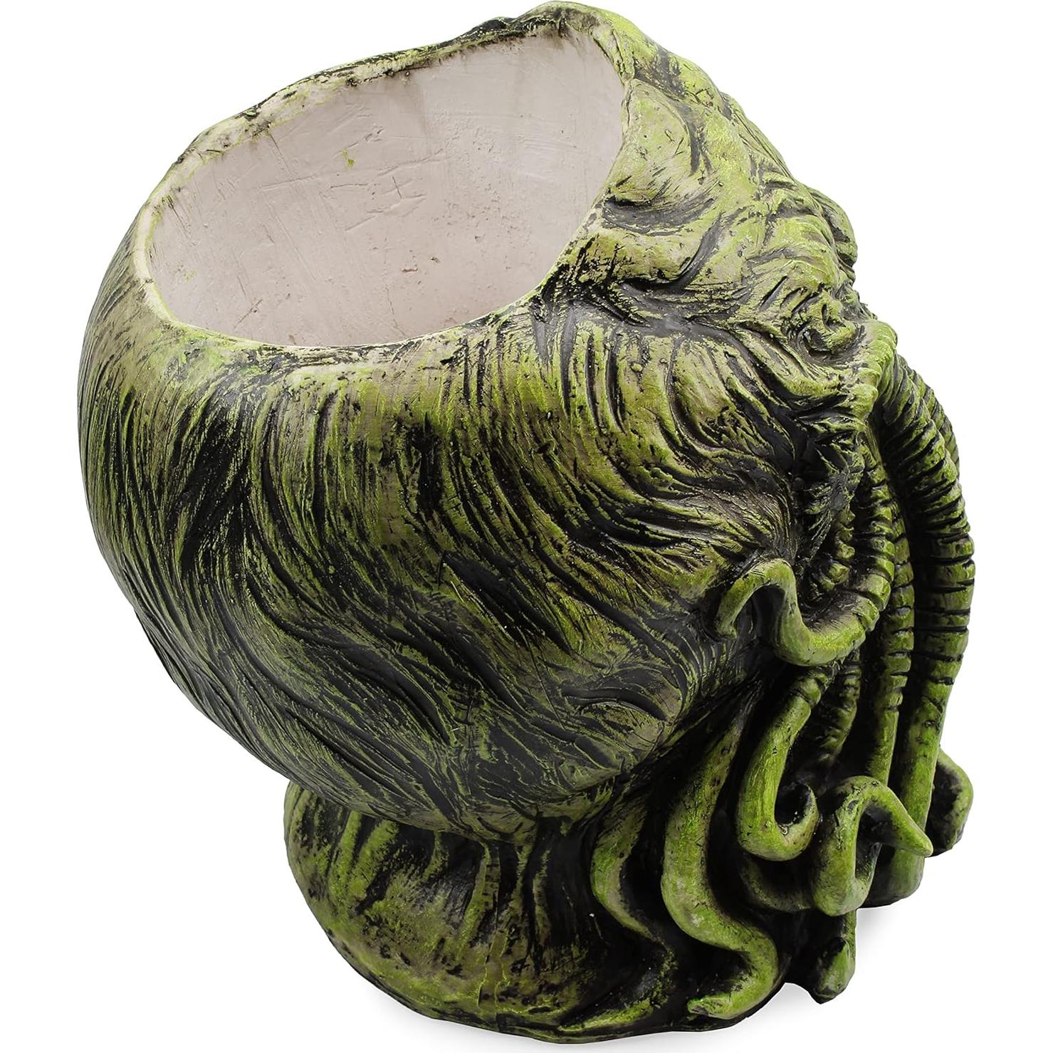 Maceta Cthulhu Toy Vault 10 cm Resina Verde con Negro