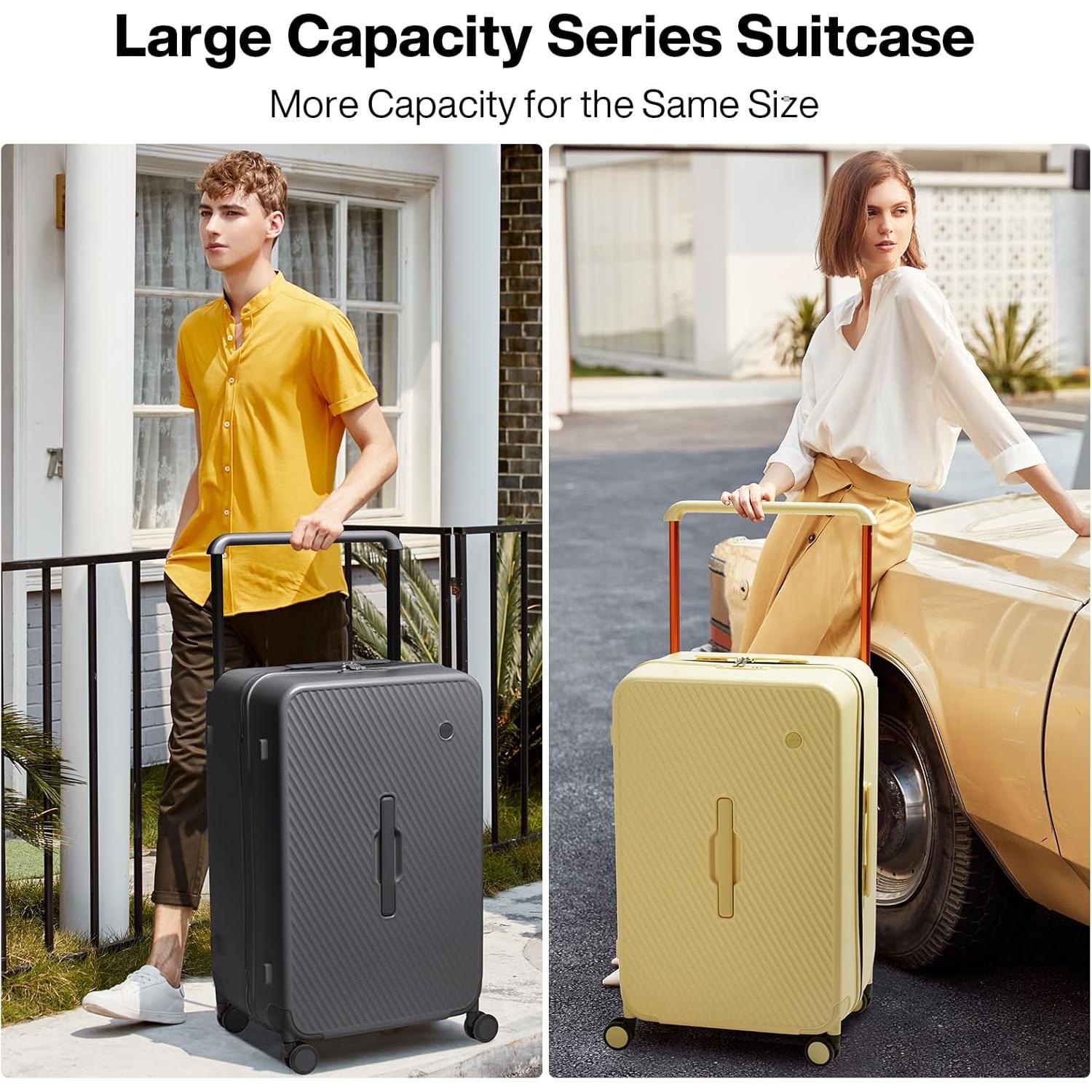 Maleta de Equipaje Grande Mixi 94L Amarillo Lark 26"