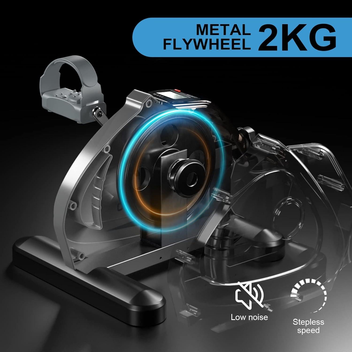 Ejercitador de Pedales TECHMOO TH-EB01 Portátil 5LBS