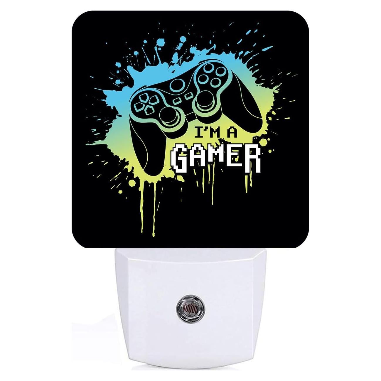 Luz Nocturna Enchufable FSHVQKD Soy un Gamer 11.5x7.5x5 cm