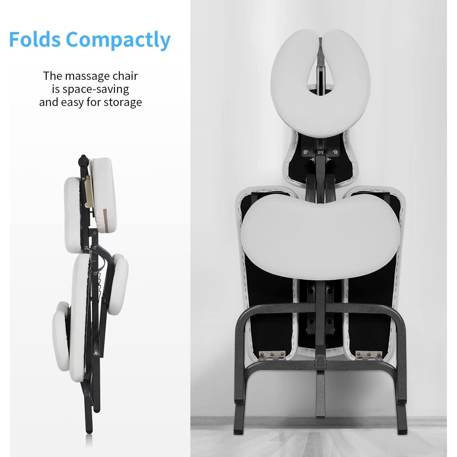 Silla de Masaje Plegable BestMassage con Reposacabezas Ajustable