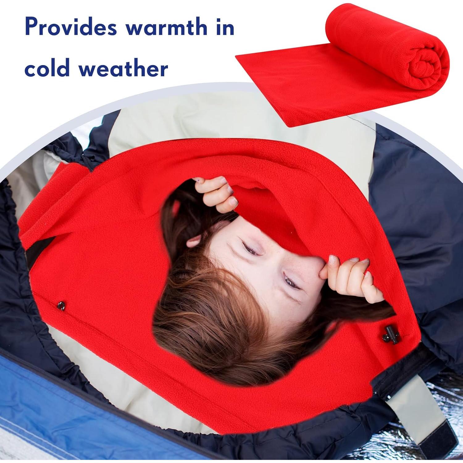 Forro de Saco de Dormir Mixweer 3 Pcs Forro Polar Adulto