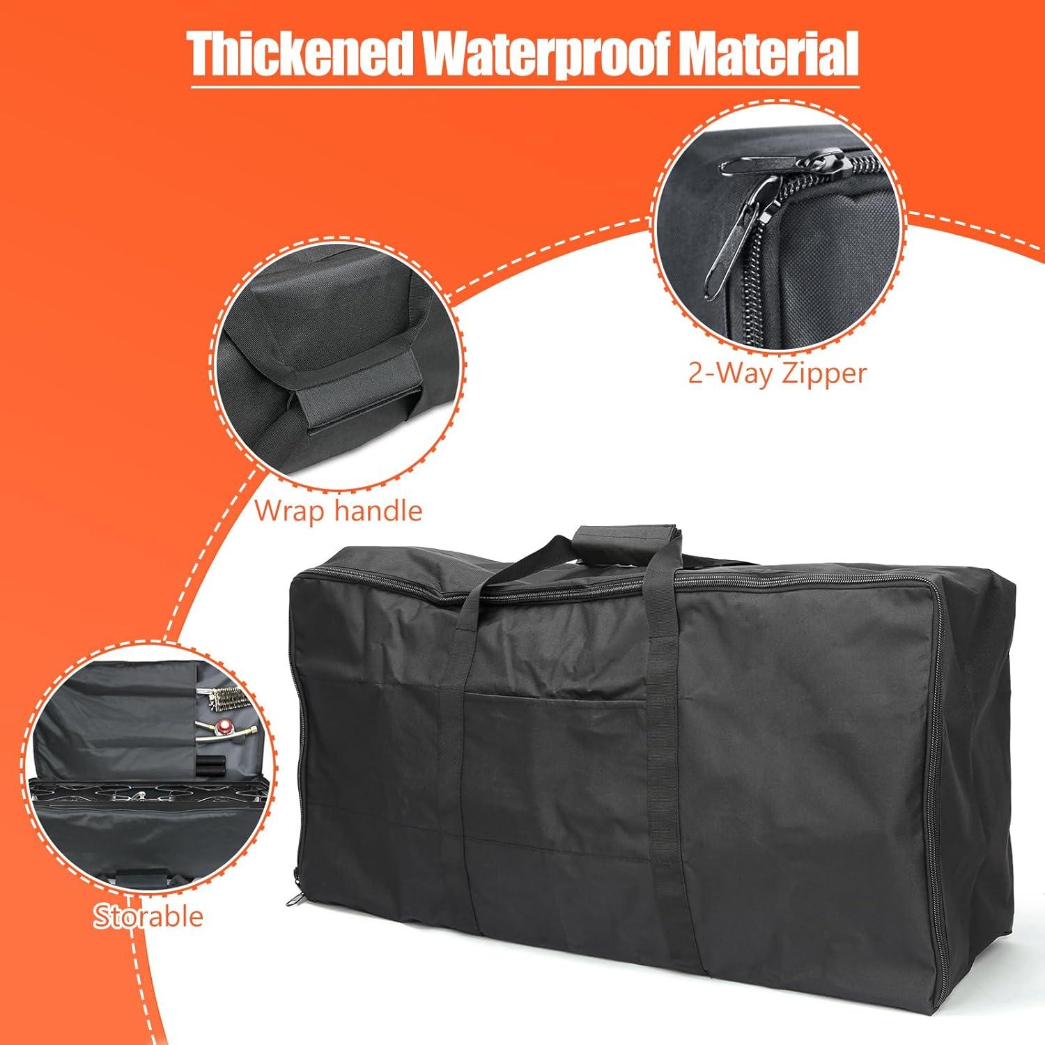 Cubierta y Bolsa de Transporte QuliMetal para Estufa Camp Chef 2 Quemadores