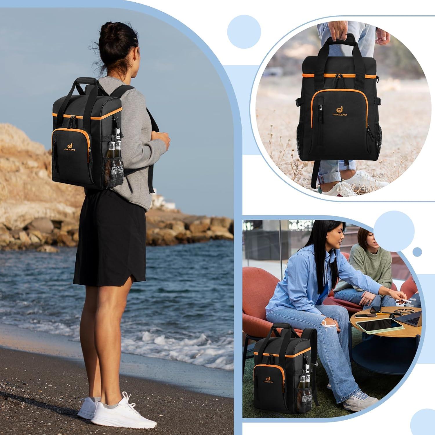 Mochila Enfriadora Odoland 22L a Prueba de Fugas para Camping