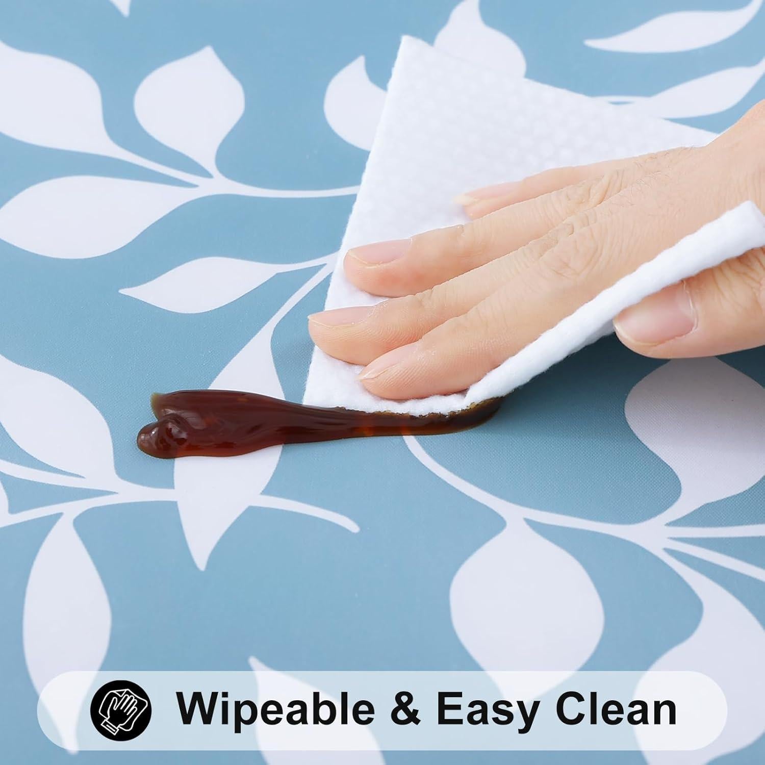 Mantel Rectangular Smiry 122x61 cm Impermeable Azul Bebé