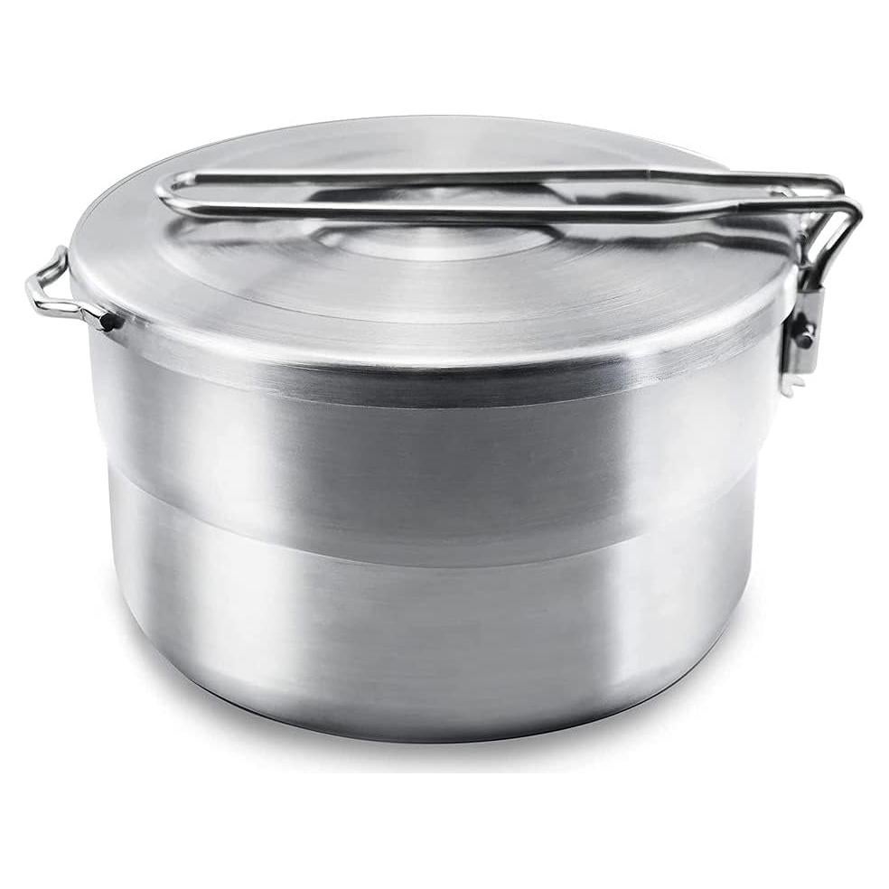 Olla de Cocina al Aire Libre PWPAM 1.5L Acero Inoxidable