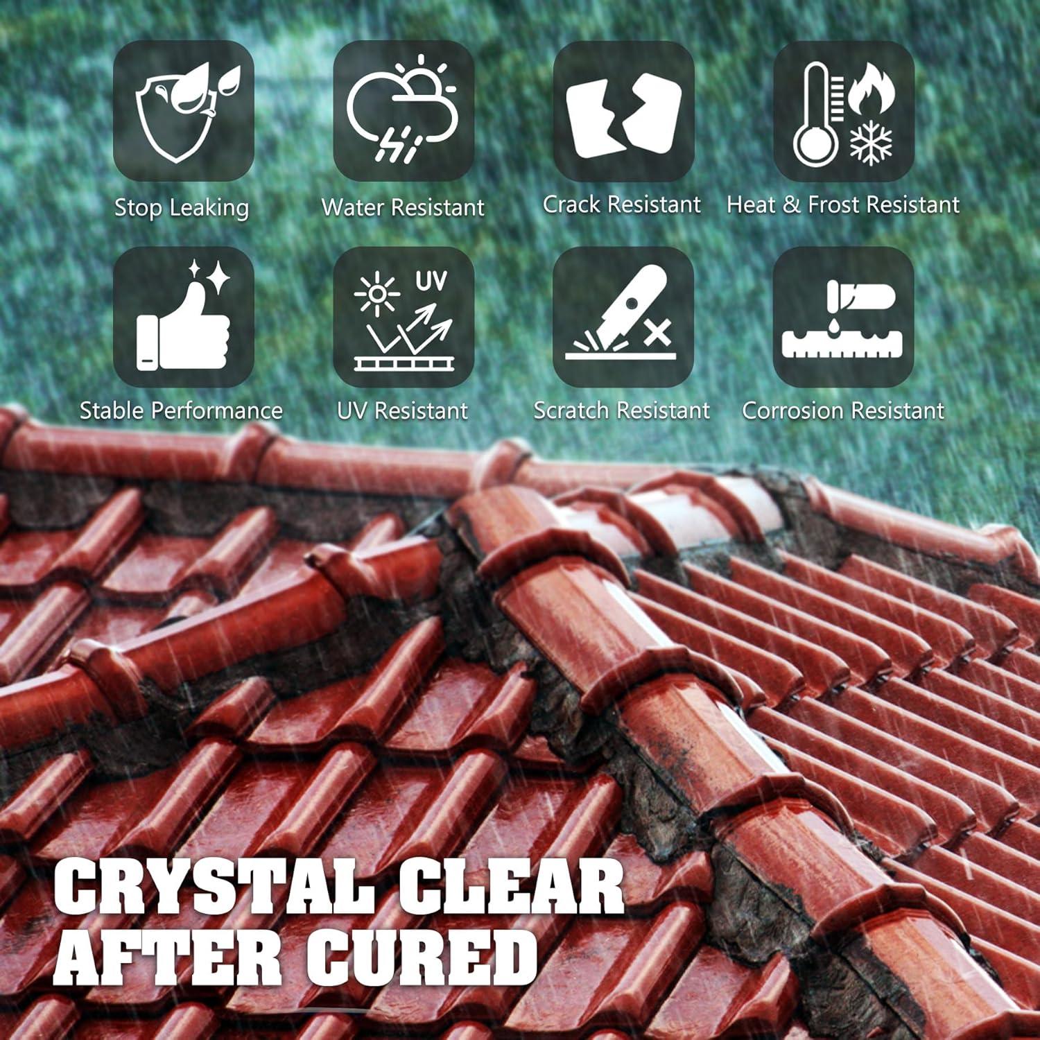 Sellador Impermeable Transparente DecorRom 1kg 35oz Flexible UV