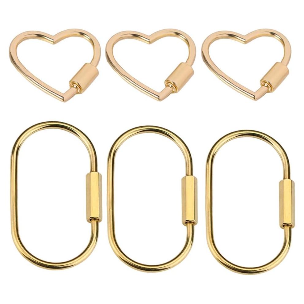 Carabiner KCKEYS en Forma de Corazón - 4 Colores, 30mm