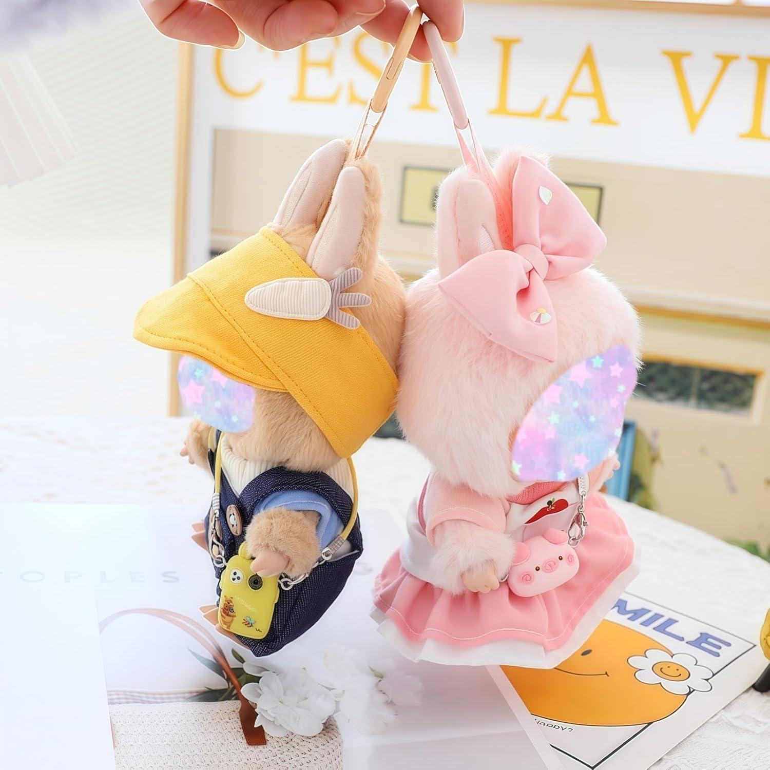 Conjunto de Ropa para Muñecas 17cm Xinbalove 4 Piezas Rosa